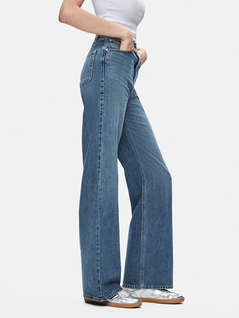Vıonne H Yüksek Bel Jean Pantolon