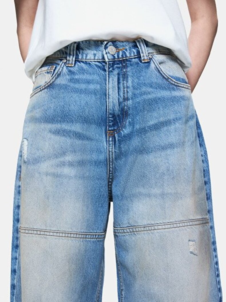 Valda Super Baggy Jean Pantolon