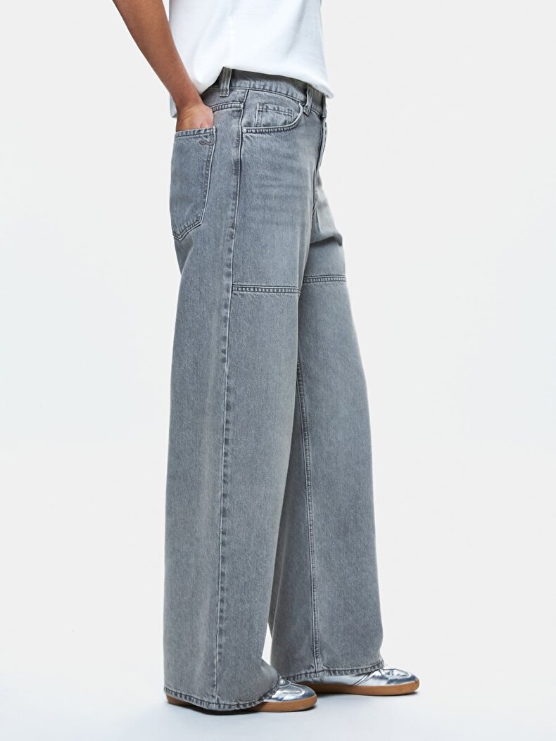 Valda Super Baggy Jean Pantolon
