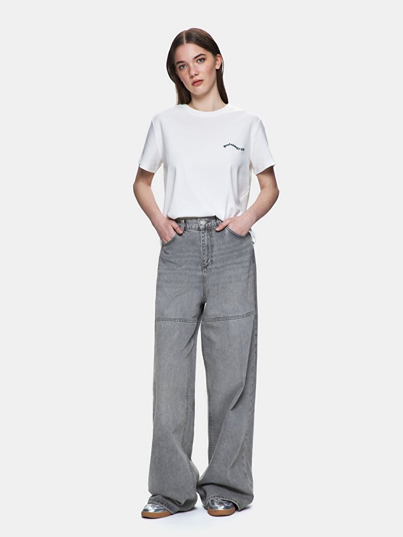 Valda Super Baggy Jean Pantolon