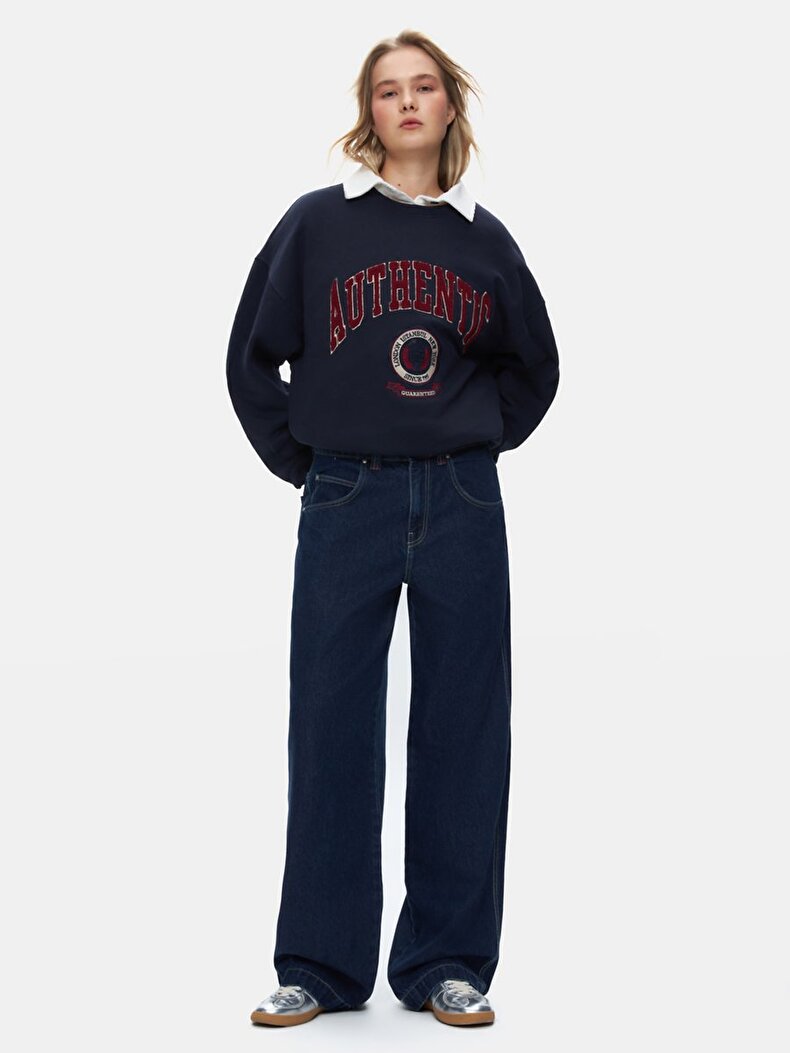 Aria Baggy Jean Trousers