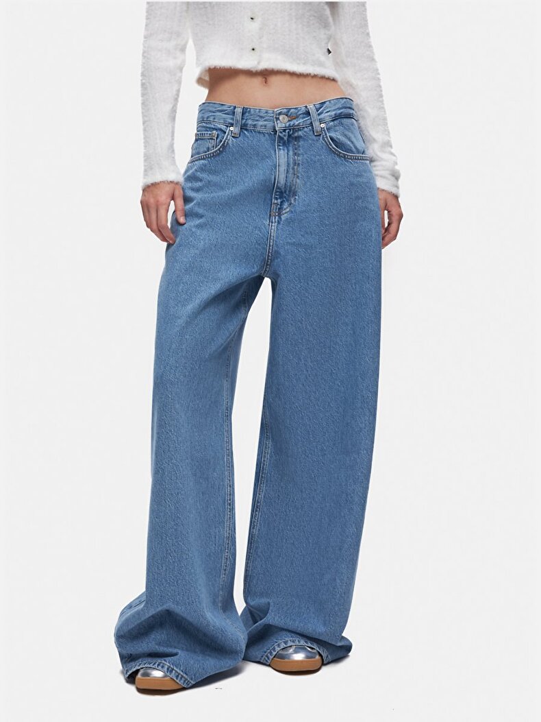 Iyana Super Baggy Jean Pantolon