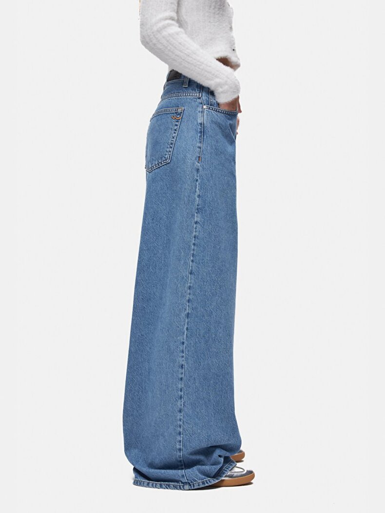 Iyana Super Baggy Jean Pantolon