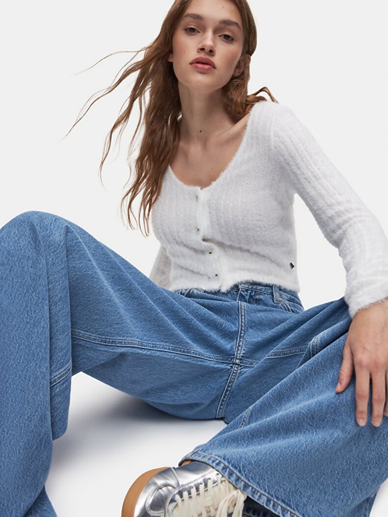 Iyana Super Baggy Jean Pantolon
