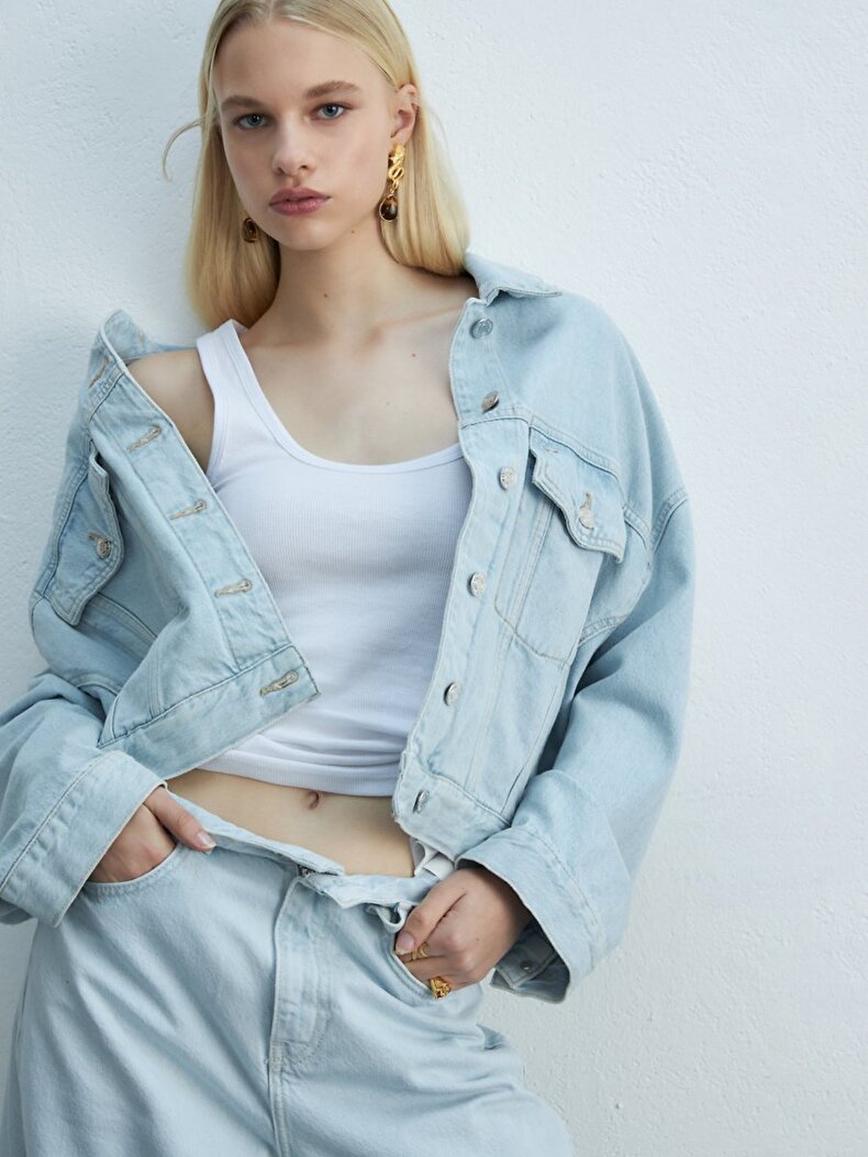 Iyana Super Baggy Jean Pantolon