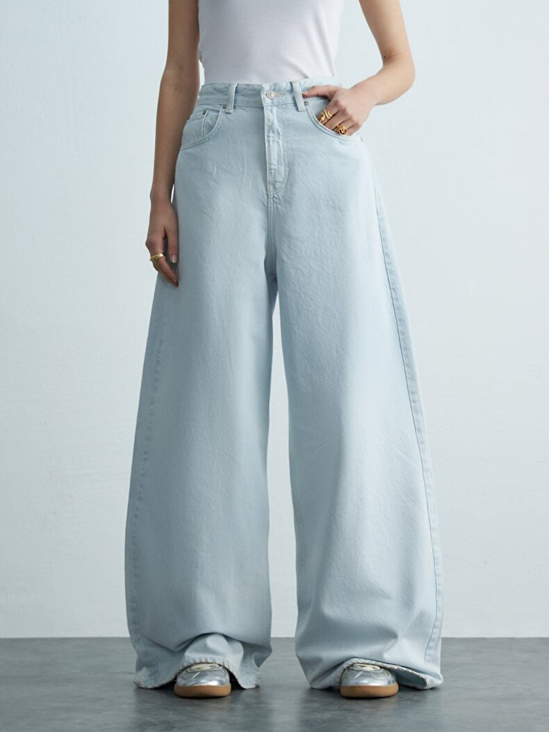 Iyana Super Baggy Jean Pantolon