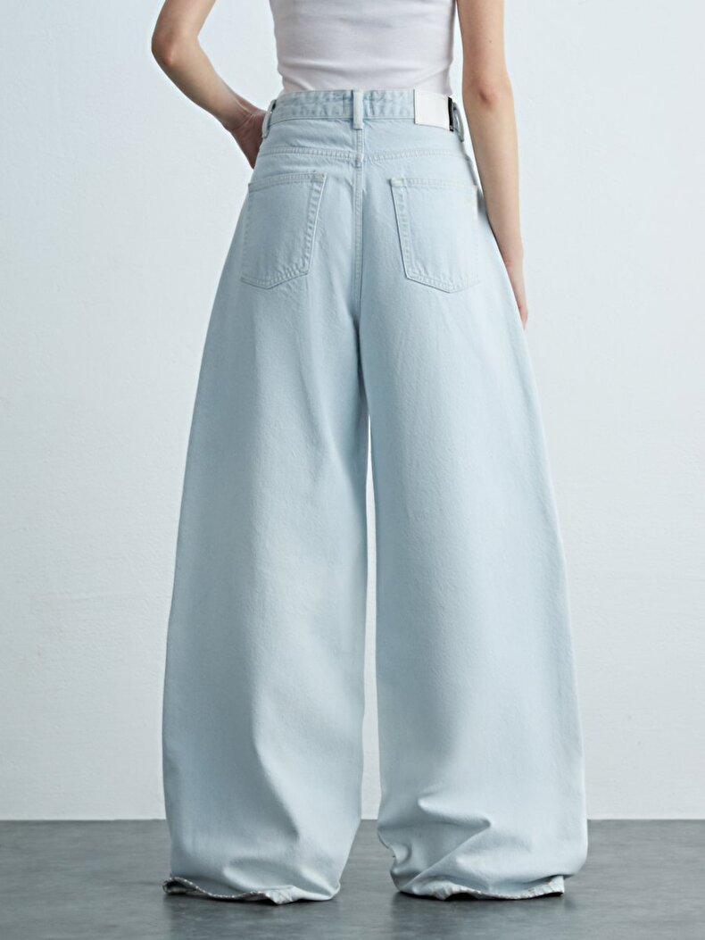 Iyana Super Baggy Jean Pantolon