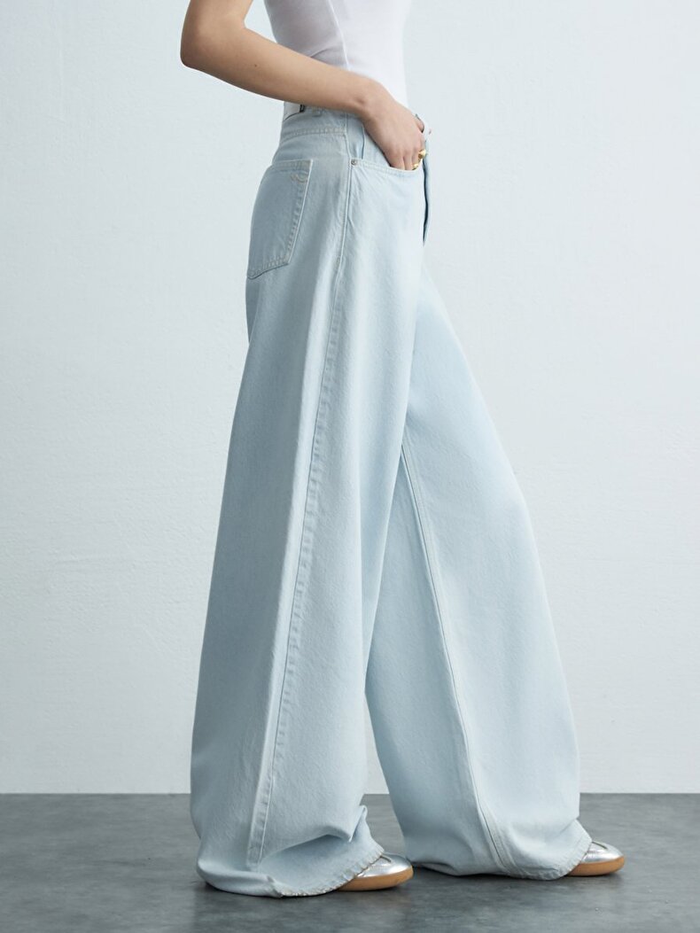 Iyana Super Baggy Jean Pantolon