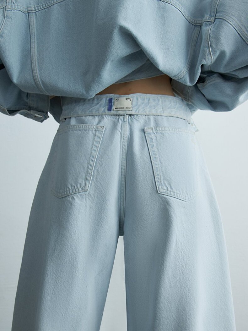 Iyana Super Baggy Jean Pantolon