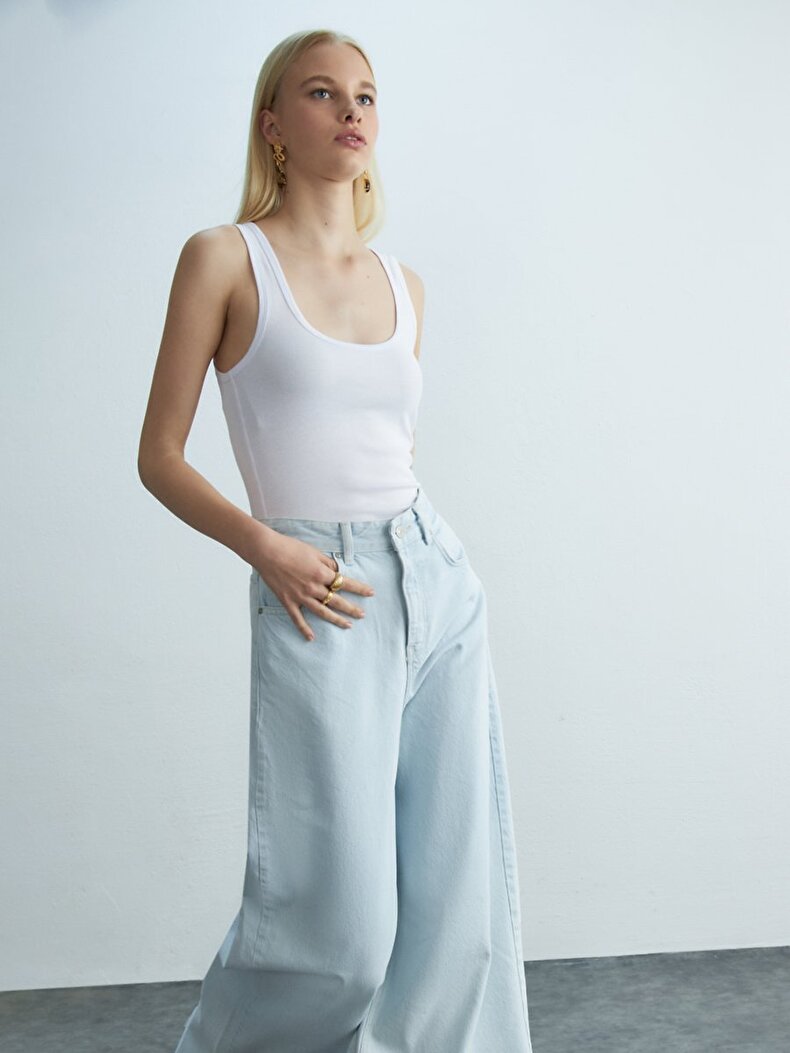 Iyana Super Baggy Jean Pantolon