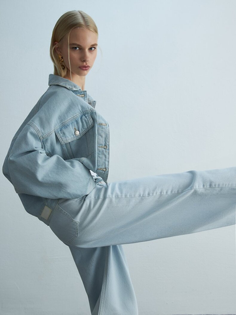 Iyana Super Baggy Jean Pantolon