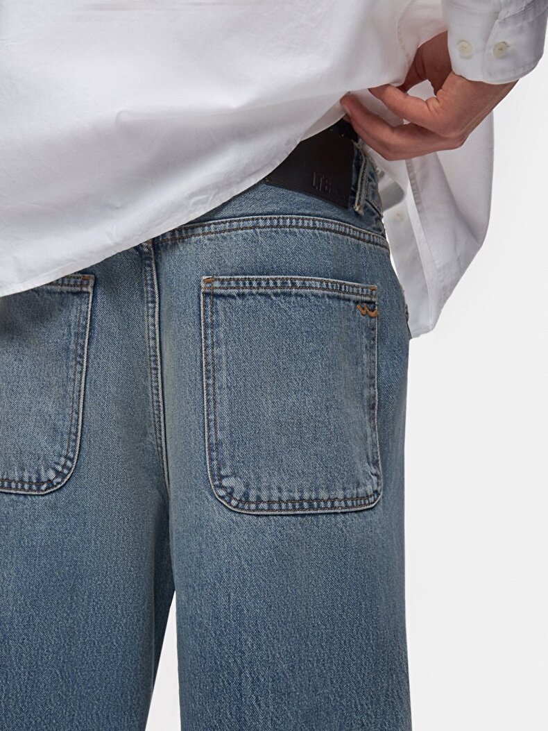 Rubın Skater Jean Pantolon
