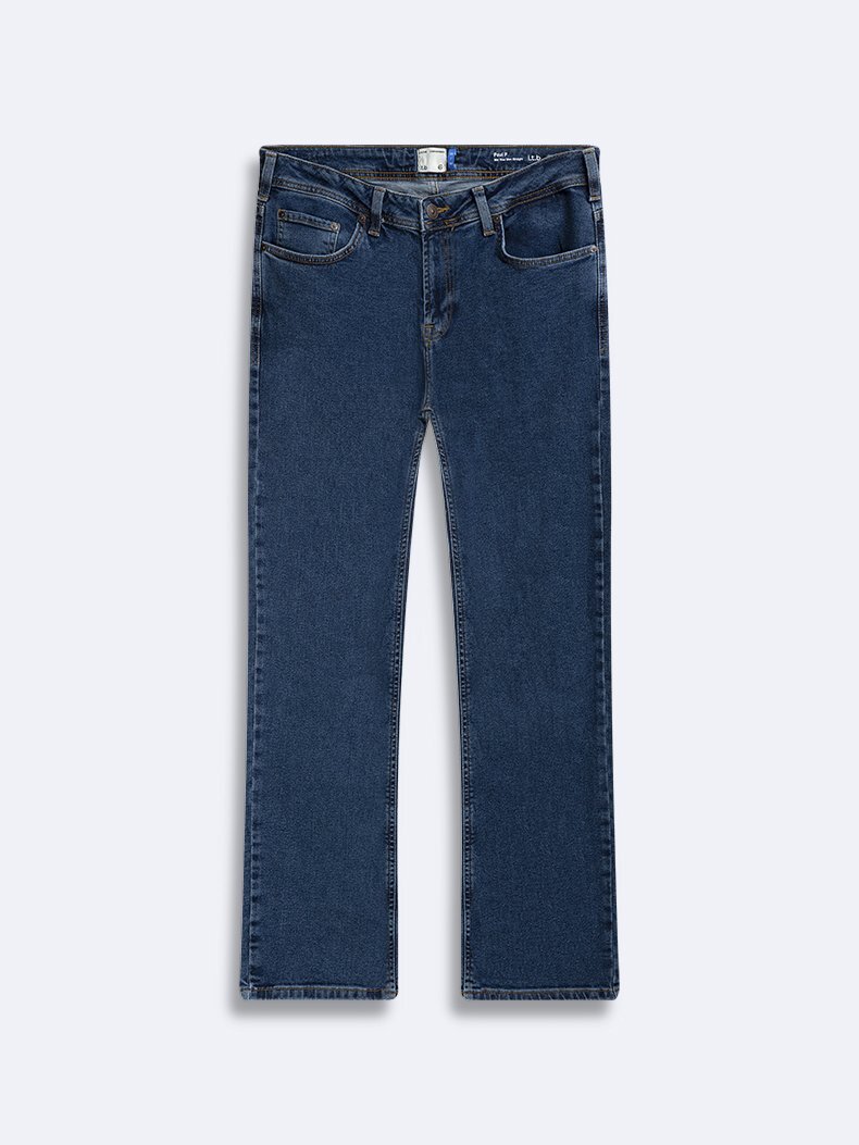 Paul P Düz Paça Orta Bel Jean Pantolon