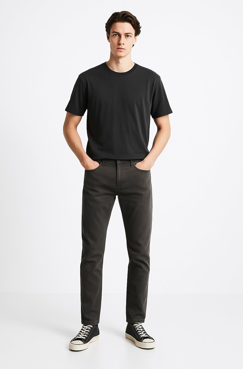 New Smarty Dar Paça Orta Bel Jean Pantolon