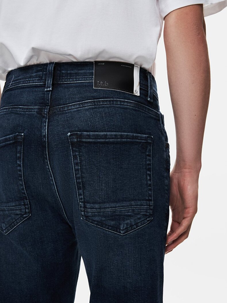 New Smarty Dar Paça Orta Bel Jean Pantolon