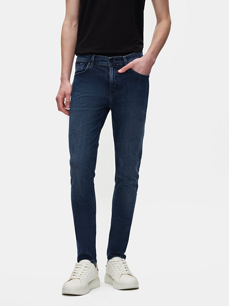 New Smarty Dar Paça Orta Bel Jean Pantolon