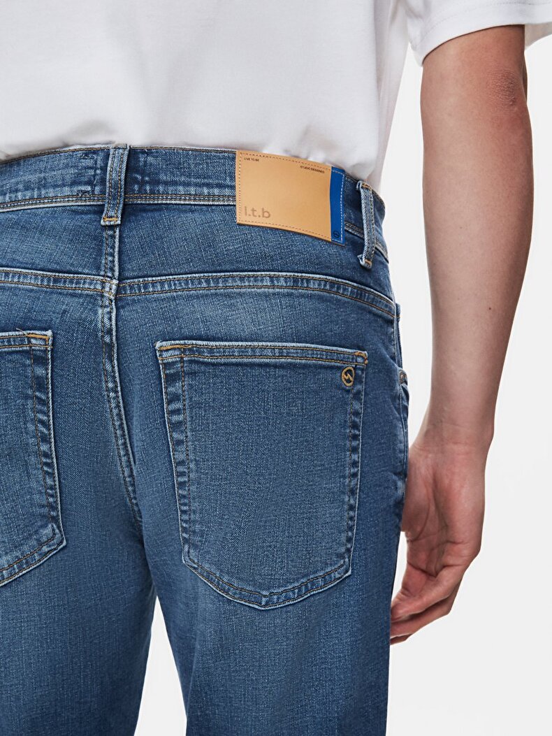 Sawyer P Dar Paça Orta Bel Jean Trousers