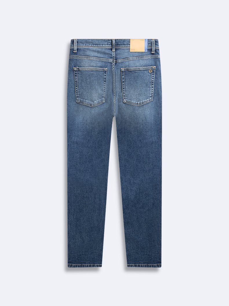 Sawyer P Dar Paça Orta Bel Jean Pantolon