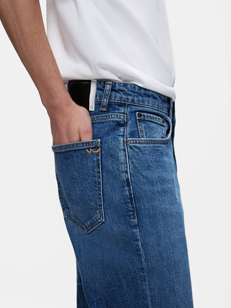 Renar Dar Paça Orta Bel Jean Pantolon