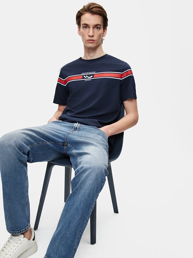 Lıoren Düz Paça Orta Bel Jean Pantolon