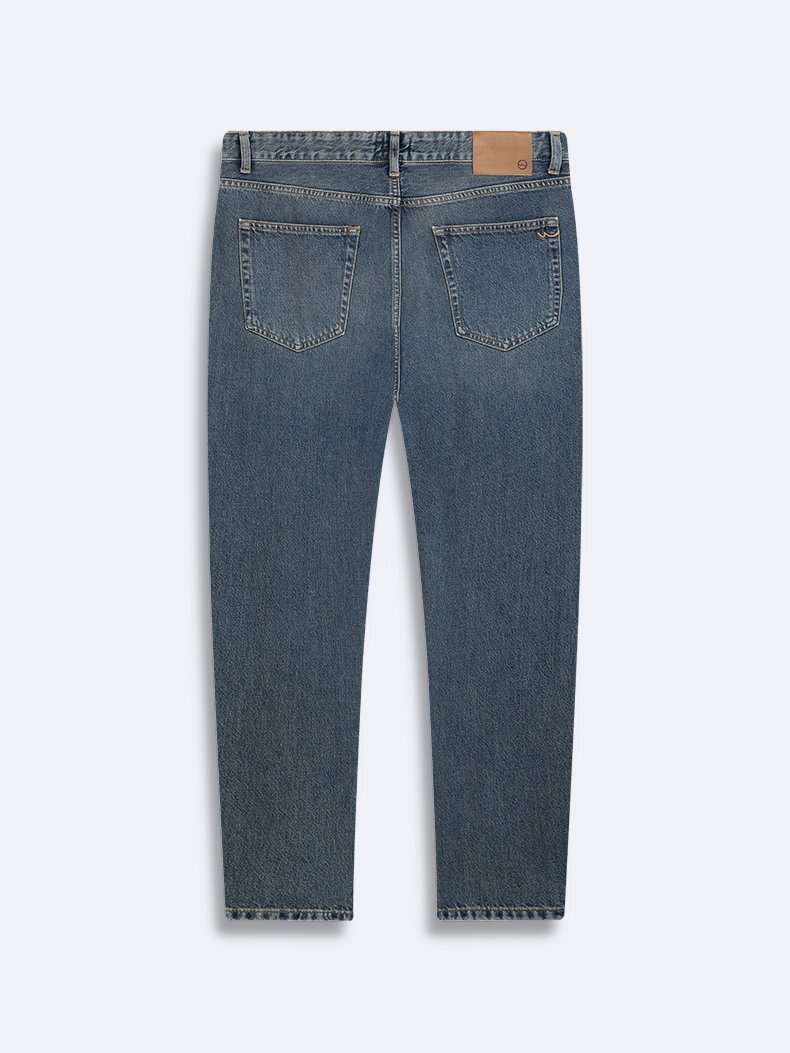 Darien Comfortable Cut Mid Waist Jean Trousers