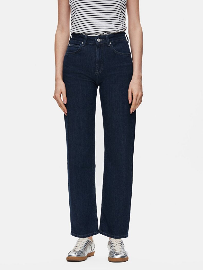 New Wanda Dar Paça Comfortable Cut Jean Trousers