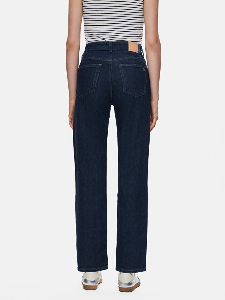 New Wanda Dar Paça Comfortable Cut Jean Trousers