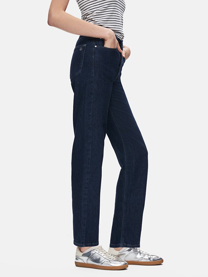 New Wanda Dar Paça Comfortable Cut Jean Trousers