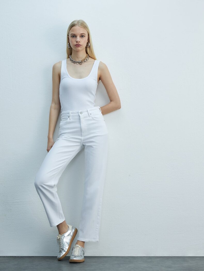 New Wanda Dar Paça Rahat Kesim Jean Pantolon