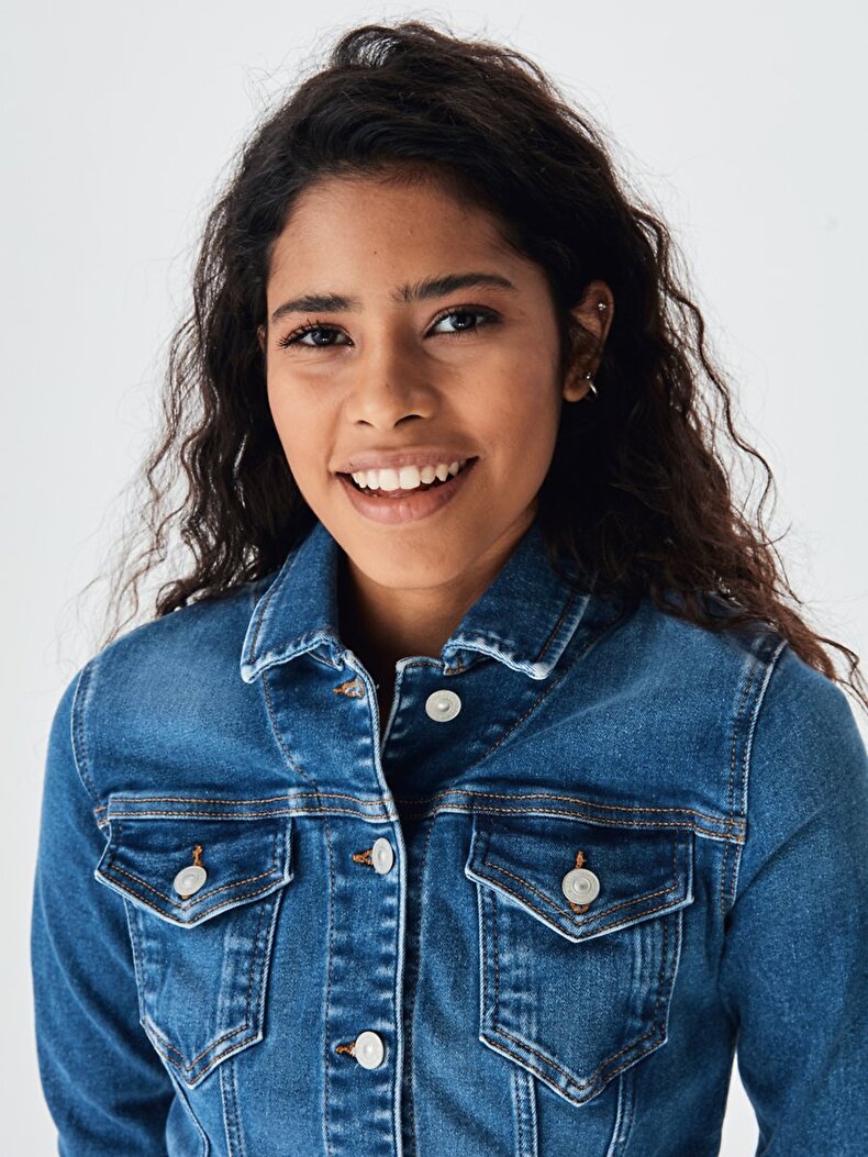 Dean X Sli̇m Jean Jacket