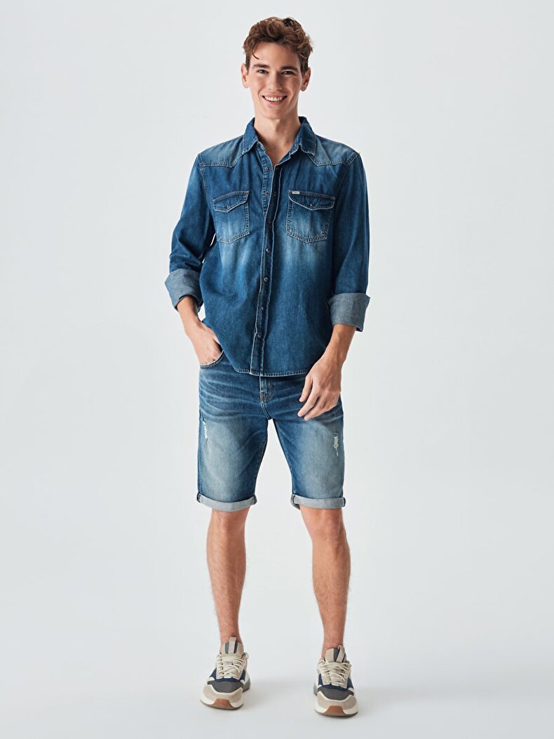 Rohan Sli̇m Jean Hemd