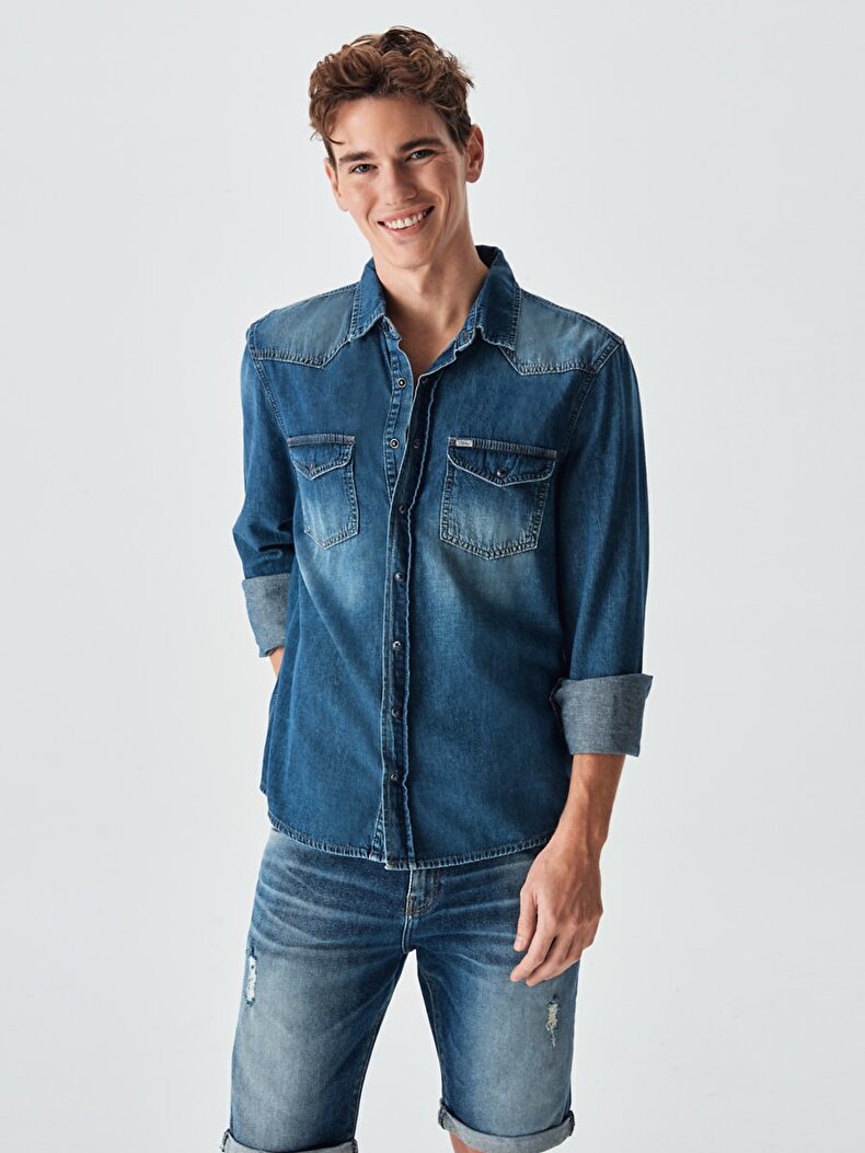 Rohan Sli̇m Jean Hemd