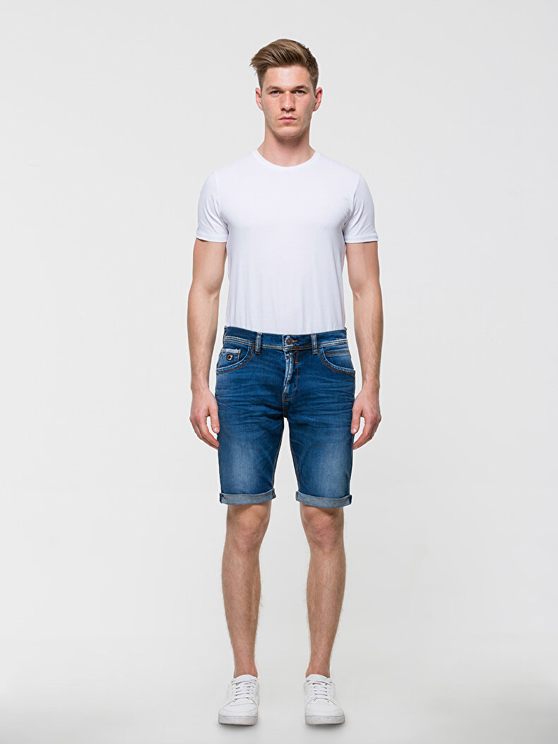 Lance Slim Jeans Bermuda