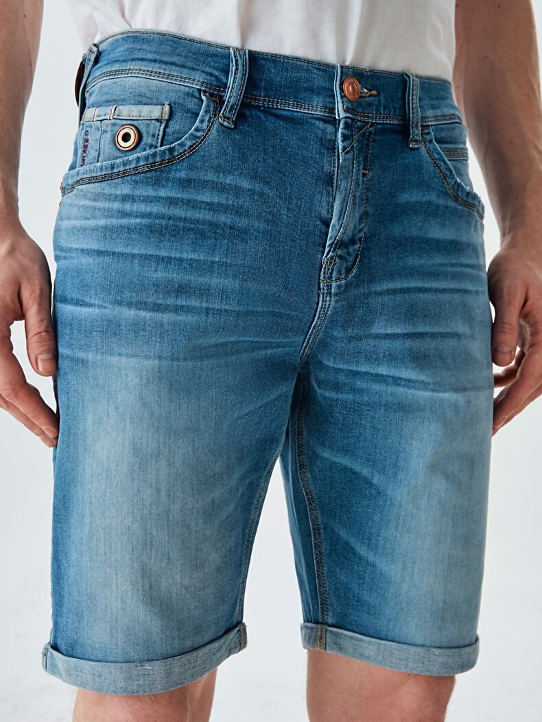 Lance Slim Jeans Bermuda