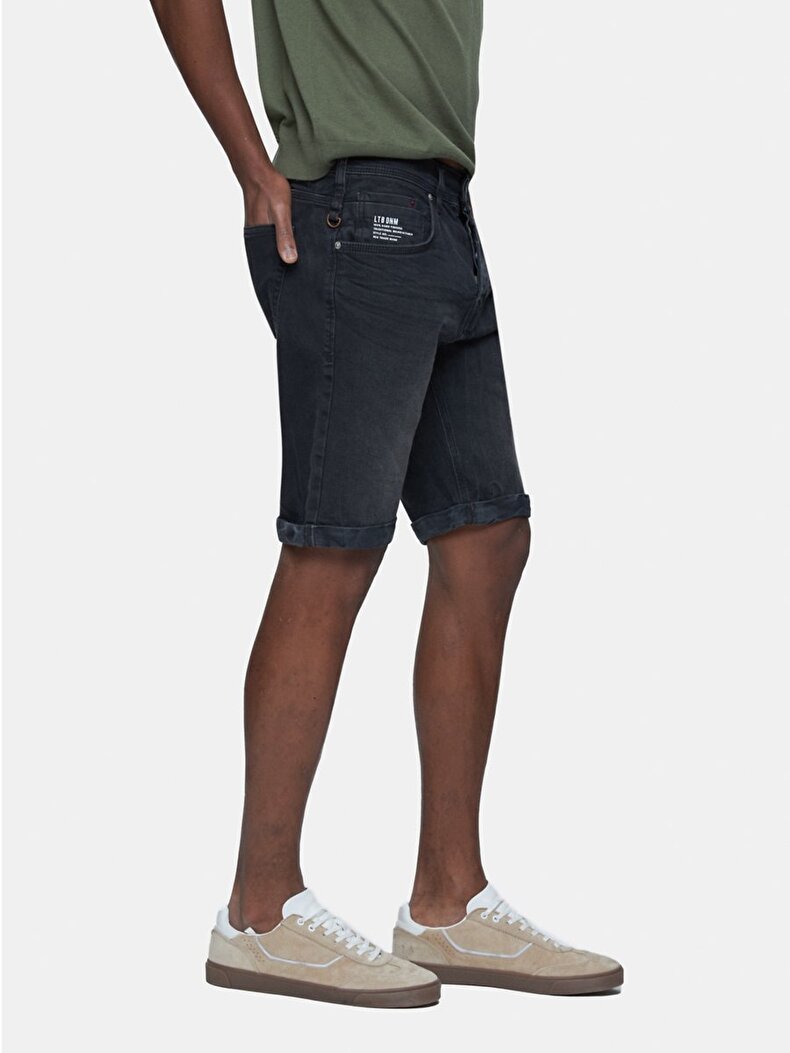 Corvın Orta Bel Jean Bermuda
