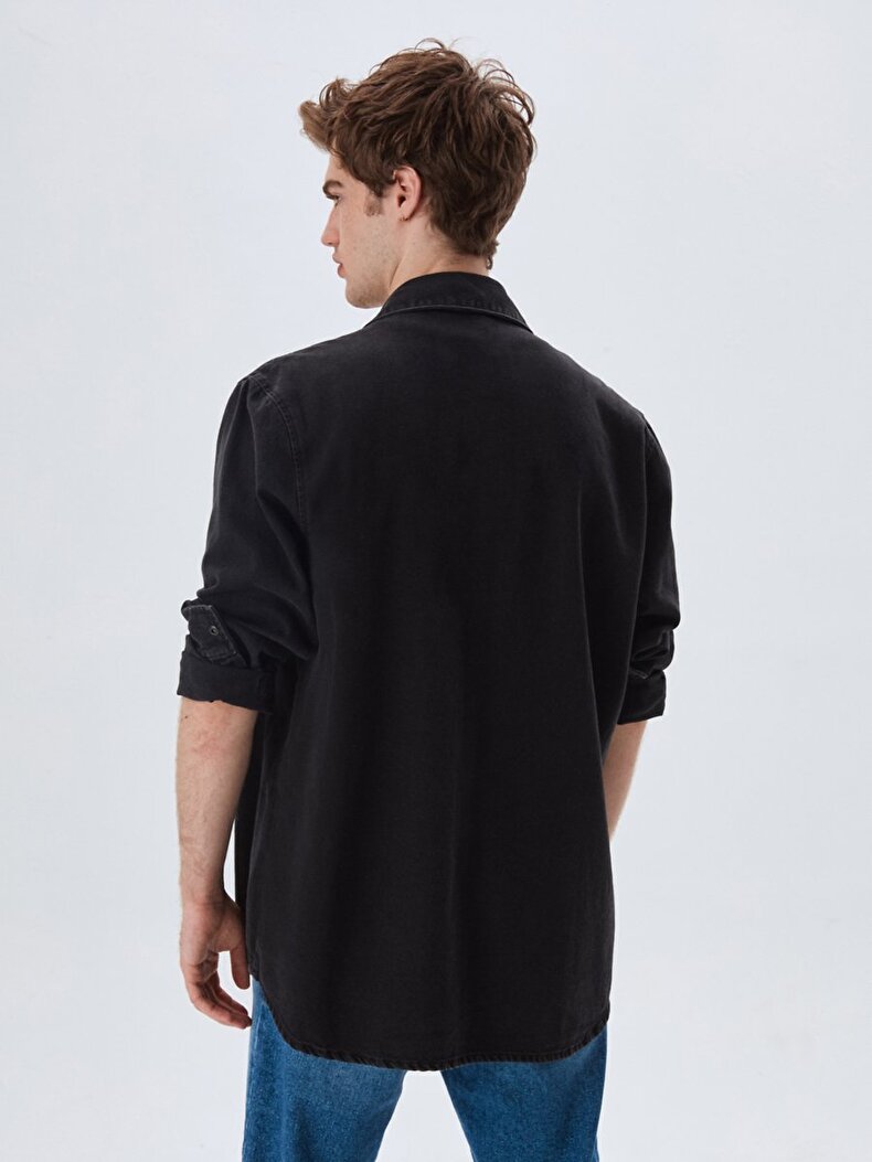 Steven Oversized Jeans Hemd