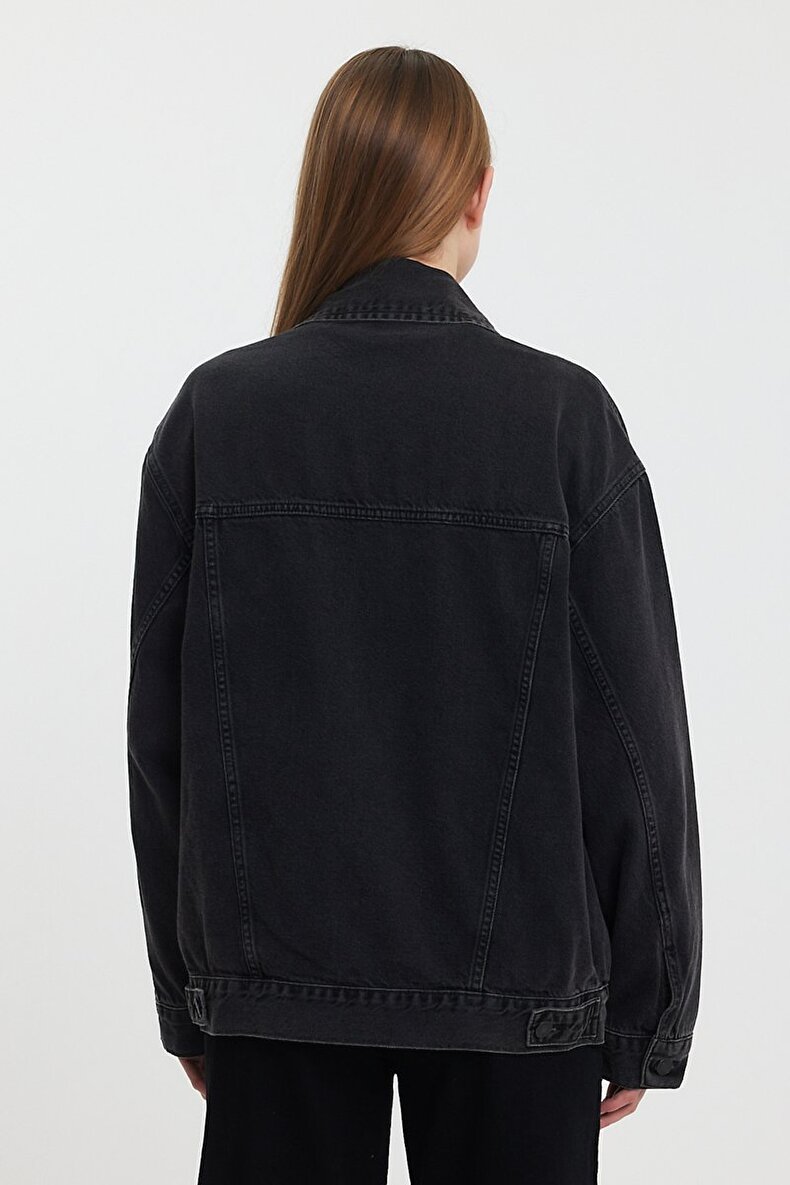 Monalis Oversized Jean Jacket