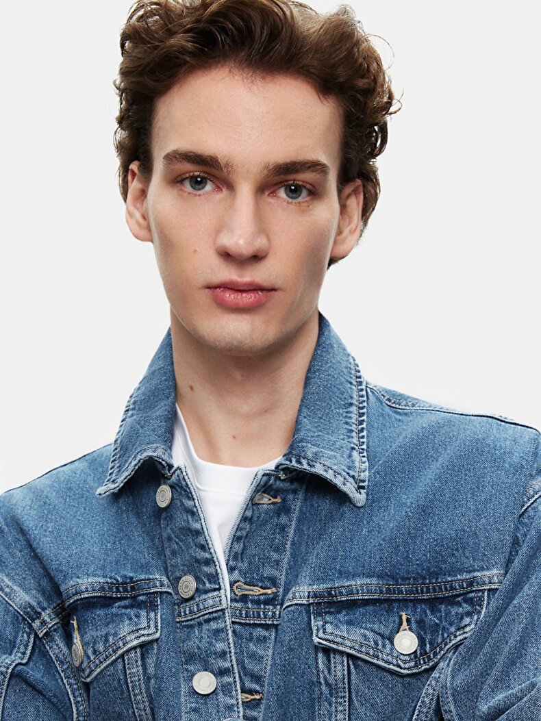 Andreas Oversıze Jean Ceket