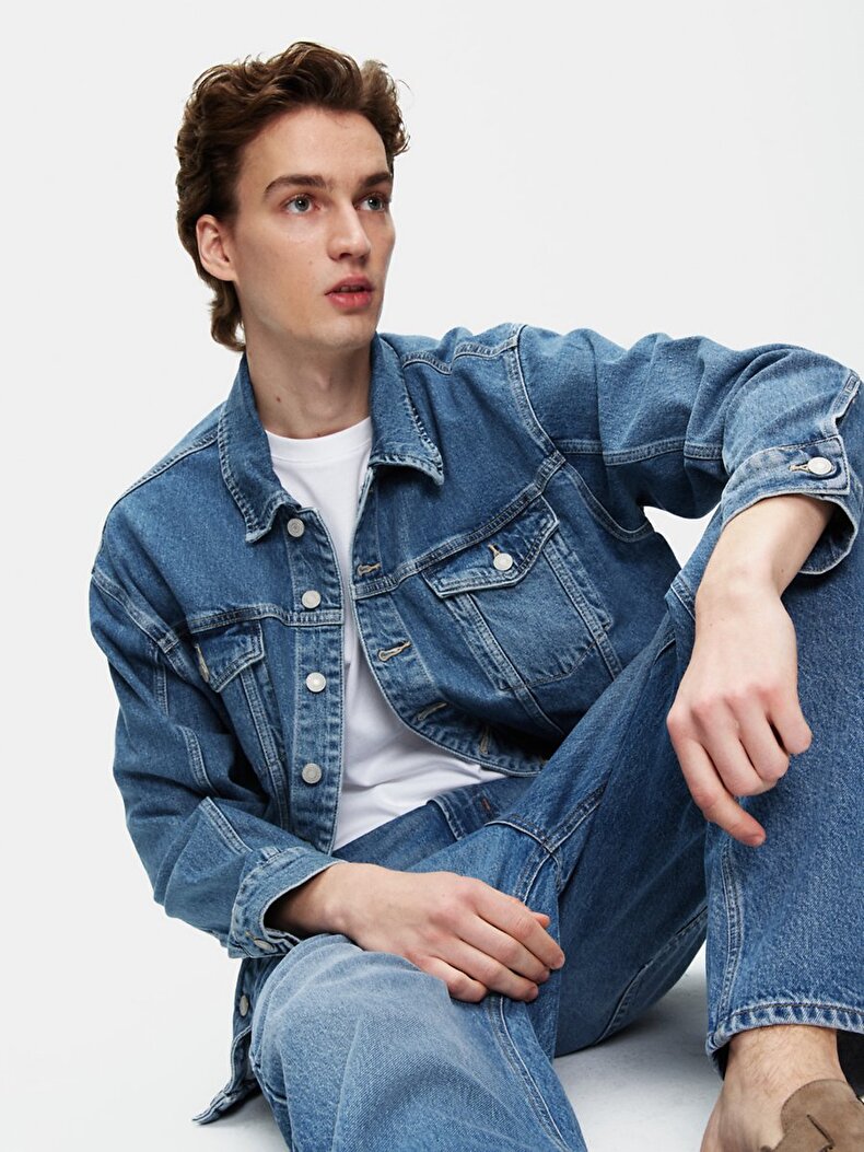 Andreas Oversıze Jean Ceket