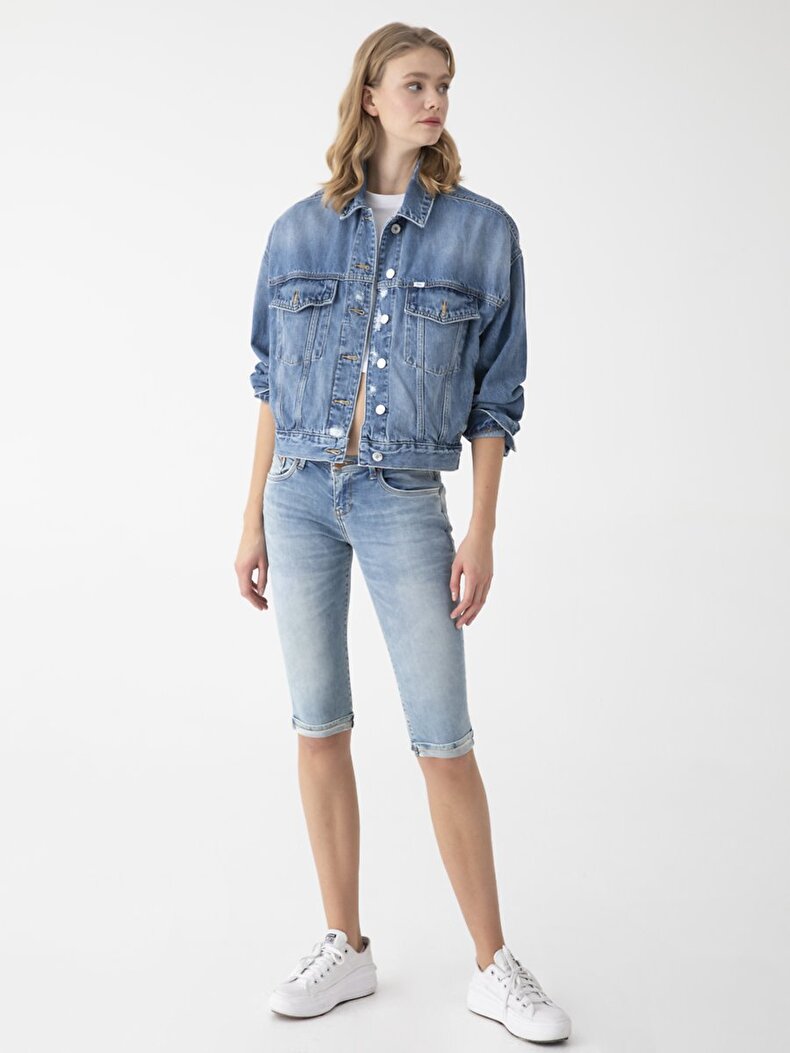 Celia Oversized Jeans Jacken