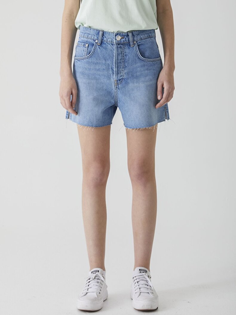 Deana High Waist Jeans Shorts