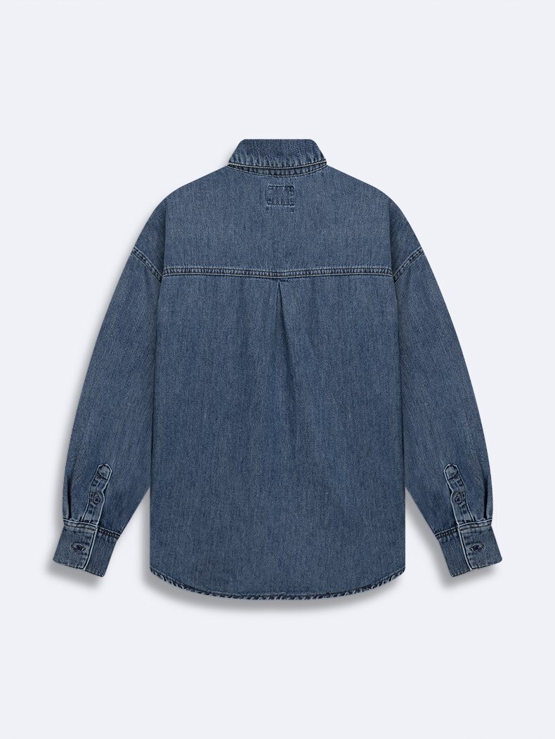 Glenna Oversized Jean Shirt