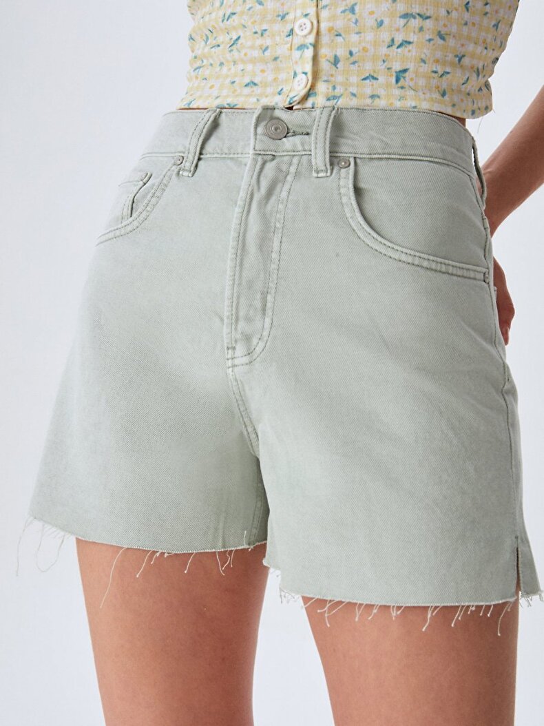 Deana Zip Jeans Shorts