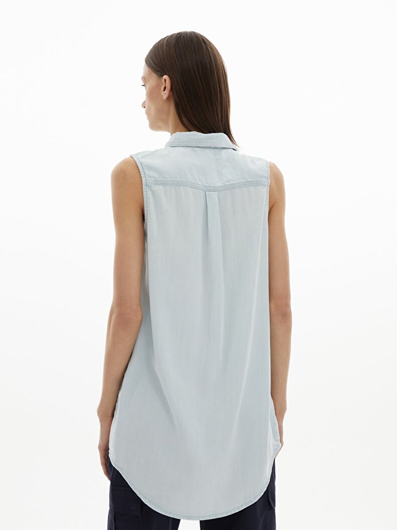 Malika Spaghetti Strap Jean Overhemd