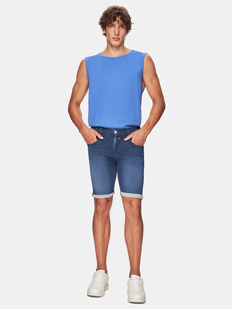 Cary Düşük Bel Jean Bermuda