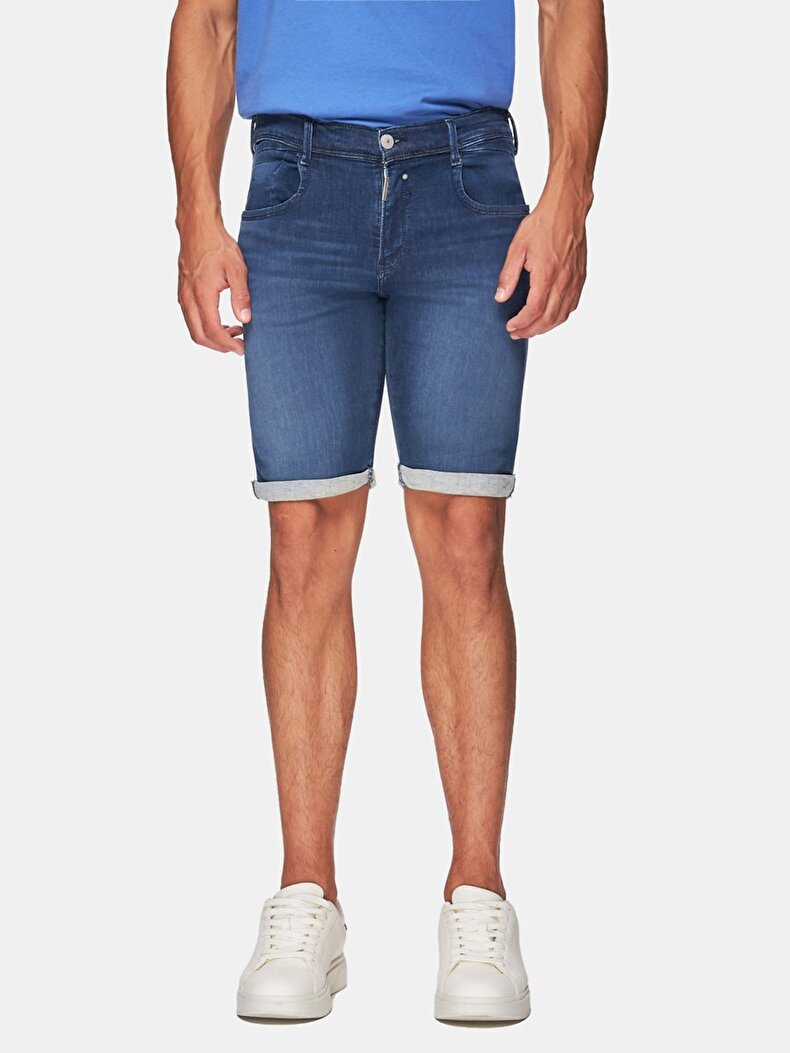 Cary Düşük Bel Jean Bermuda