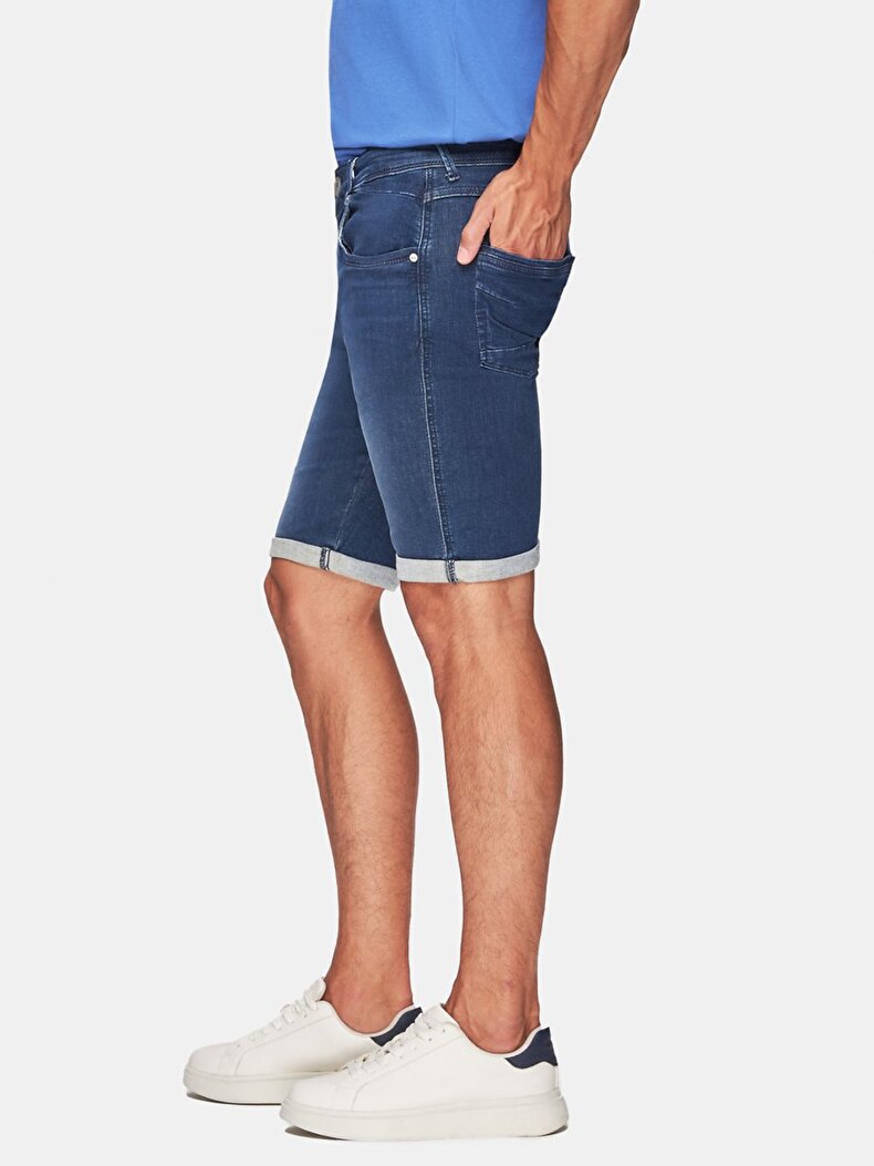 Cary Düşük Bel Jean Bermuda