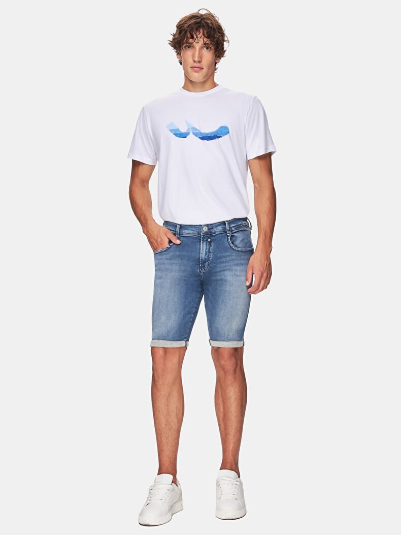 Cary Düşük Bel Jean Bermuda