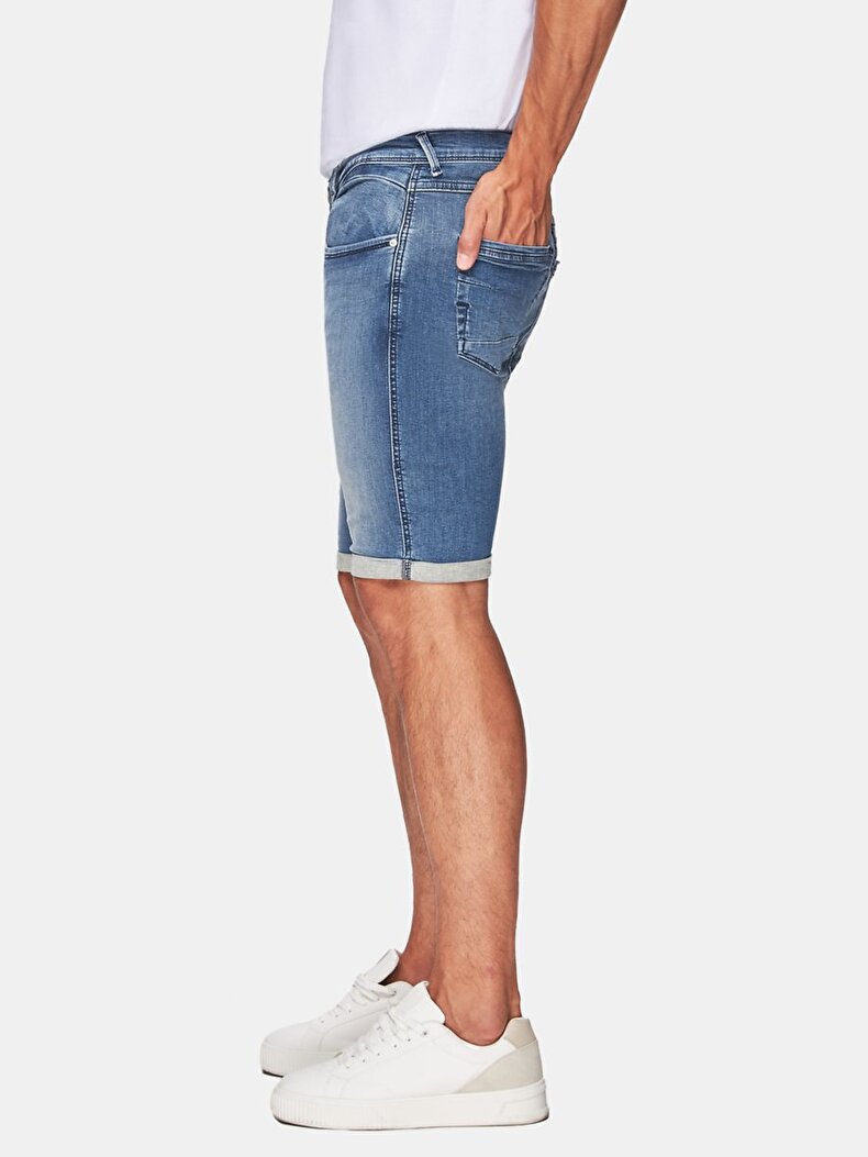 Cary Düşük Bel Jean Bermuda