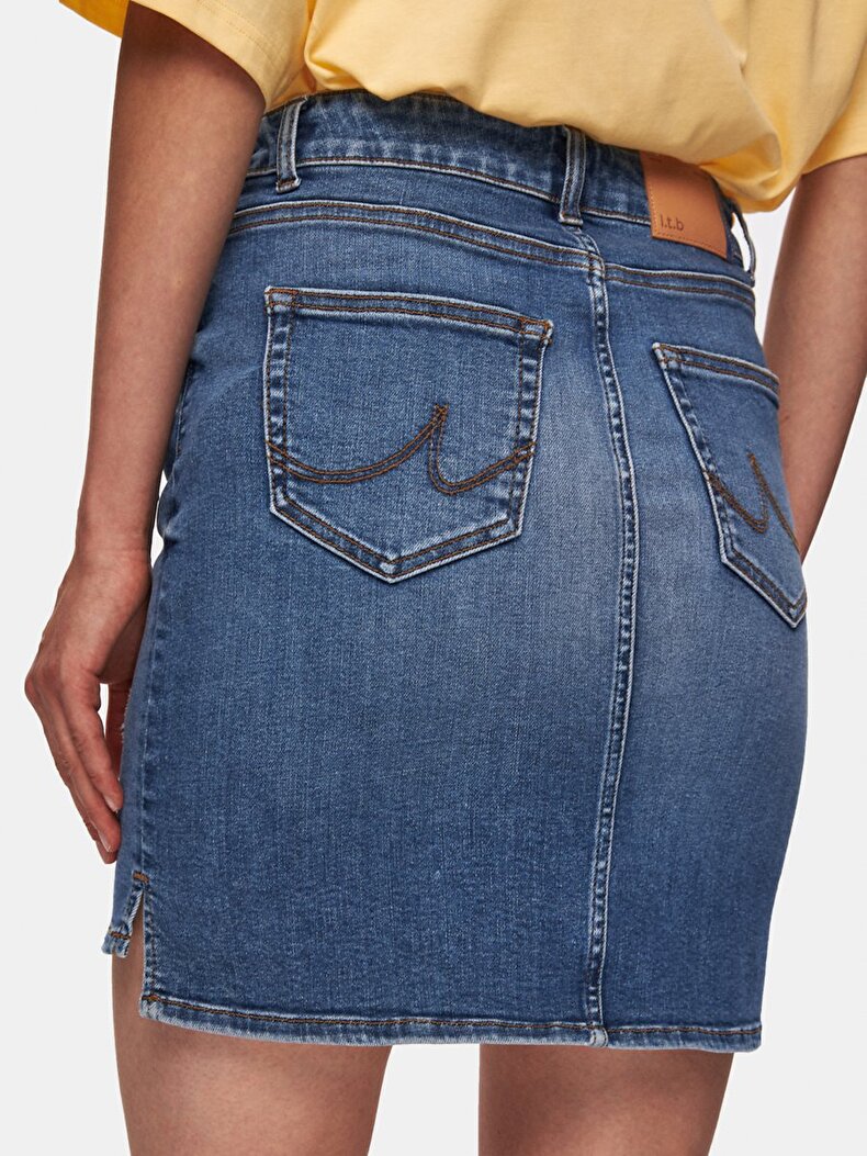 Mırah X Mini Jean Etek